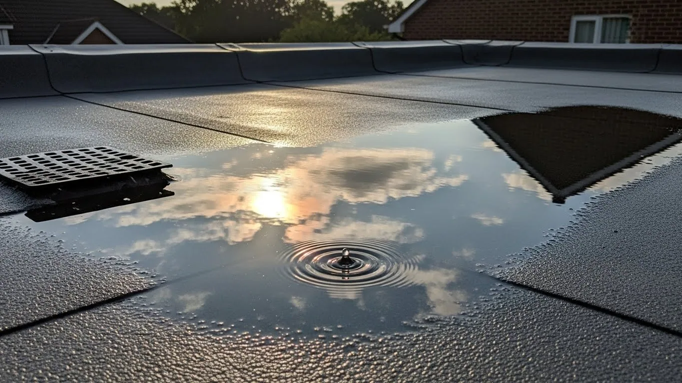 Ponding Water Roof Repair in Roswell, GA Ponding Water Roof Repair in Roswell, GA