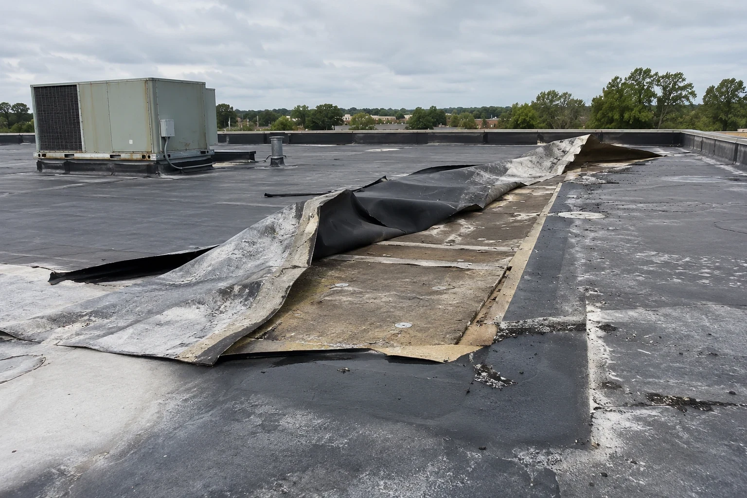 Wind Damage Roof Repair in Roswell, GA Wind Damage Roof Repair in Roswell, GA